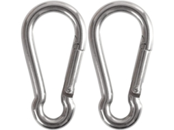 Mosquetões Reforçados - 8,9 Cm (3,5") Capacidade De Carga 300 Kg (660
