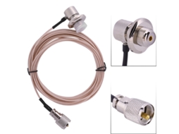 Cabo Para Walkie-talkie, 5 M, Conector Macho, Conector Fêmea
