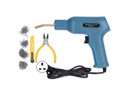 Máquina De Reparación De Plástico Automotriz 50w Clavadora Caliente Para Parachoques Coche Kit Con 4 Tipos De Clavos Uk 220-240v Cian