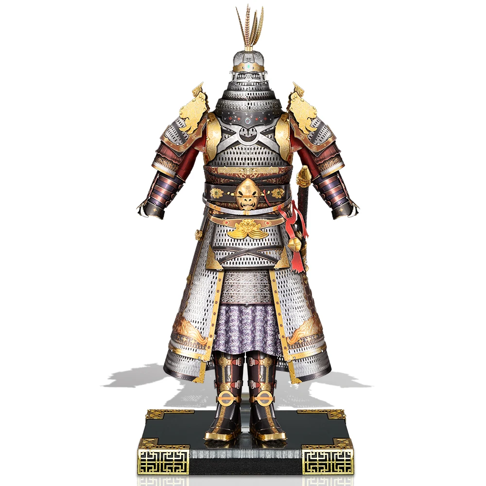 Conjunto De Capacete E Armadura Em Quebra-cabeça 3d, Brinquedo Faça Você Mesmo, Kit De Modelo De Metal, Presente De Natal