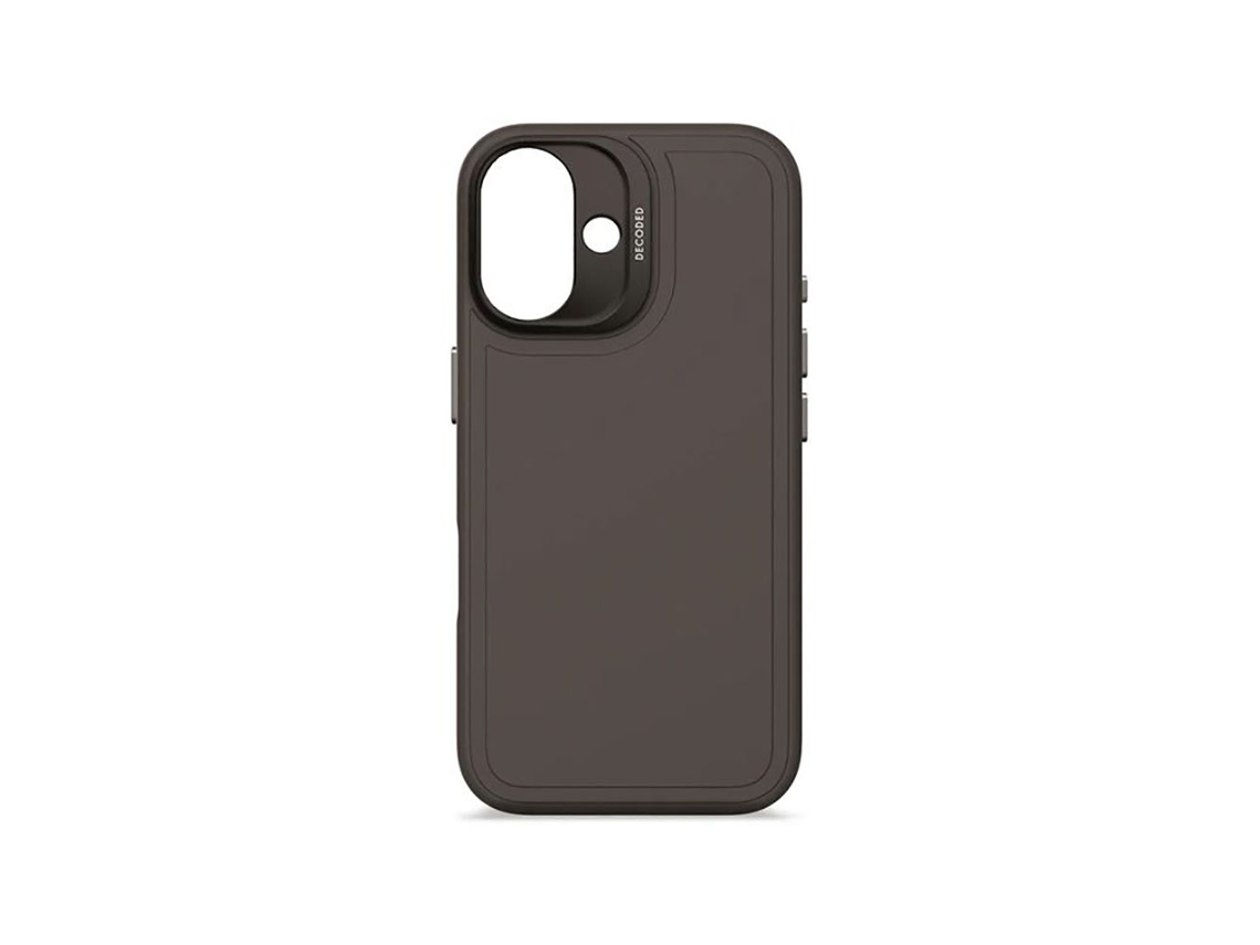 Capa Stacks Magsafe Antimicrobiano para iPhone 16 DECODED Silicone Preto