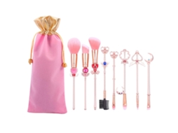 Conjunto De Pincéis De Maquiagem Portátil Prático Para Viagem