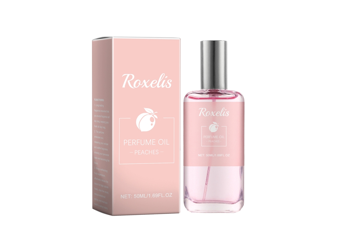 Perfume Roxelis de LAXISCREED com Fragrância Leve, Frutada de Pêssego e Elegância