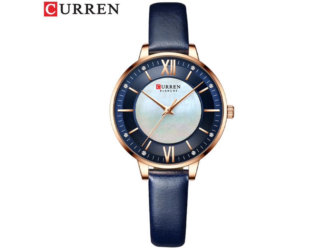 Relógio FEMININO de Quartzo com Diamantes MDUG Moderno e Elegante