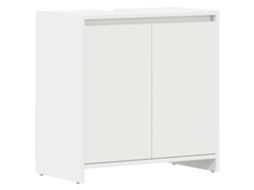 Bathroom Cabinet, Bathroom Cabinets Vidaxl Branco Madeira Processada (n/a)