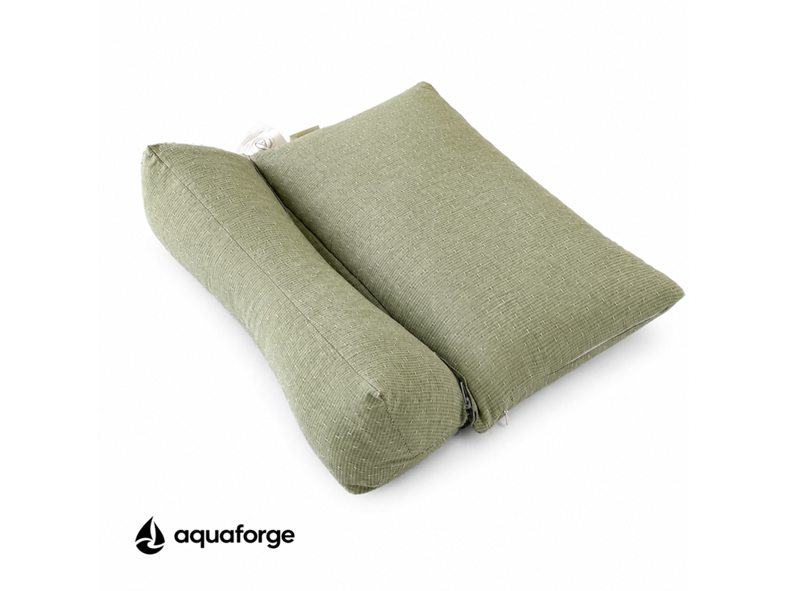 Almofada Cervical Ergonómica Algodão Respirável 20 X 35 X 15 Cm