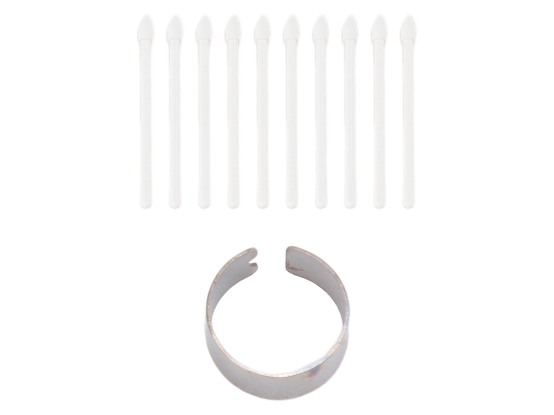 Aetheria 10pcs Pontas de Caneta Digital Emr Abs para Remarkable 1 2 King Write Mr05 Tela Touch
