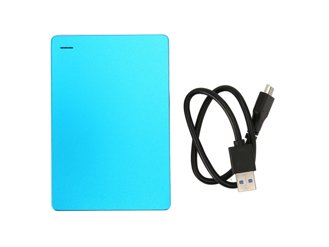 Hd Externo De 2,5 Polegadas Usb3.0 5gbps Ultra Fino Portátil Hdd Azul 250tb