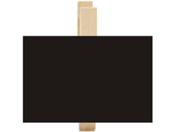Pequeno quadrado preto com alfinete de madeira, 50 plaquinhas com etiquetas para mensagens, etiquetas para alimentos, artigos