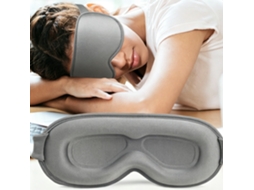 Máscara Para Os Olhos 3d Com Bloqueio De Luz, Feita De Espuma Viscoelástica, Sem Pressão, Respirável E Ajustável.