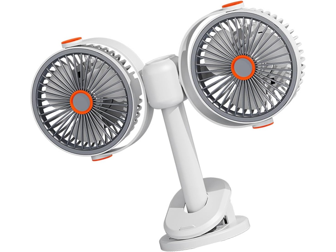 Ventilador De Mesa Recarregável Com Circulação Ar.