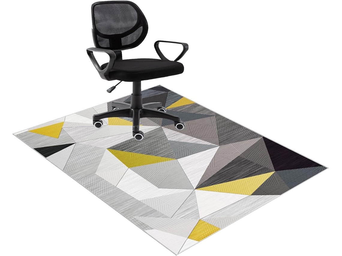 Tapete Protetor 70 X 120 Cm Piso Proteção Pisos Duros, Cadeiras