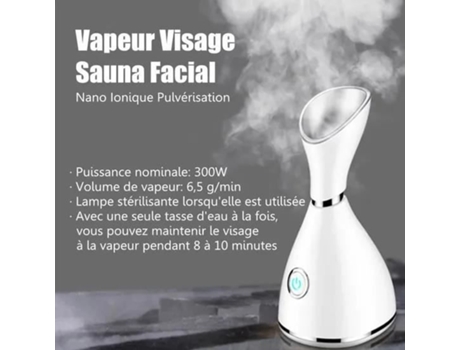 Pulverizador Iônico Nano 65Ml 300W Da Sauna Facial Do Vaporizador Da Cara Cuidados de Limpeza Da Pele Da Máquina Do Inalador Az-407 GOBRO