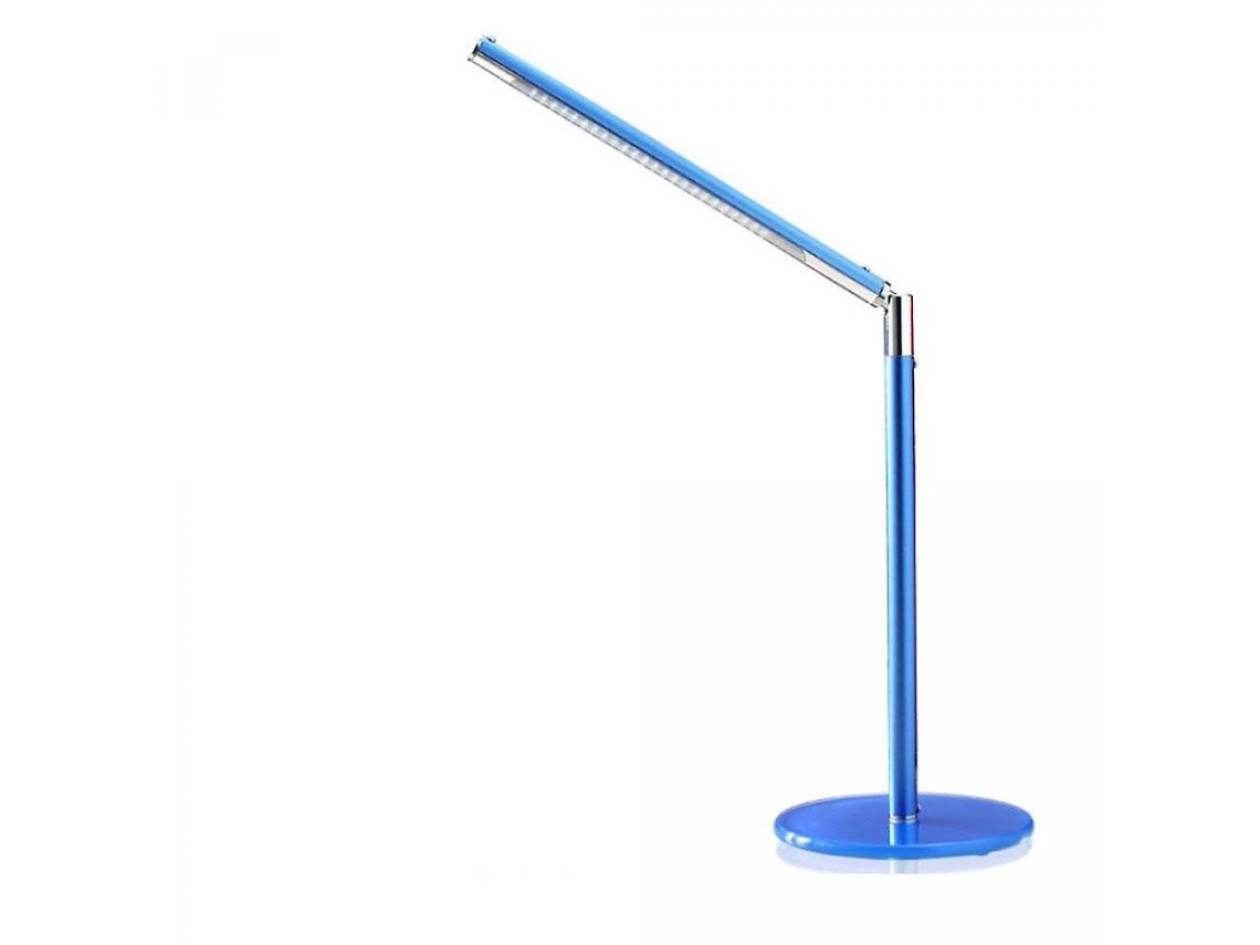 Candeeiro de Mesa Led Fx-001B 24 Leds Branco Azul