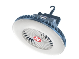 Ventilador Com Lanterna Led Dobrável Para Camping