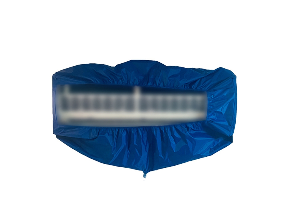 Capa protetora universal para máquina de lavar roupa e ar condicionado, à prova de poeira, com alça de aperto e tubo de drenagem de 3,0 m.