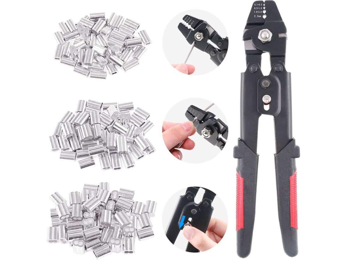 Alicate de Crimpagem BRILVIBERA, até 2,2 mm, 180 Mangs