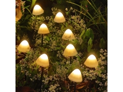 2026 luzes de Fungos Solares Led Impermeáveis para Jardim 3.8m 12 Peças Decorativas