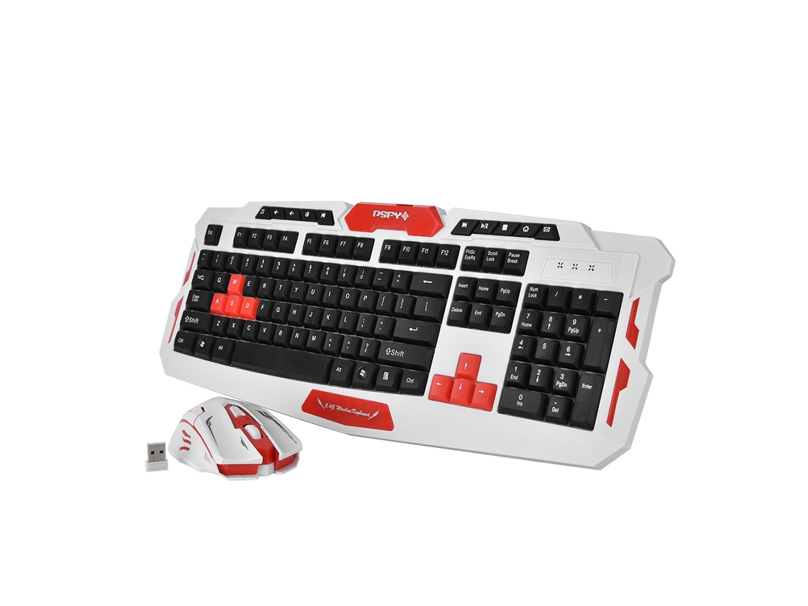 2026zentro-teclado E Mouse Sem Fio Para Jogos 2.4ghz Bundle Para Desktop E Laptop
