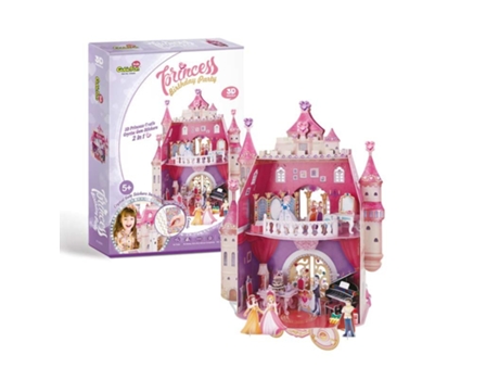 Puzzle 3d Festa De Aniversário Da Princesa - 95pcs