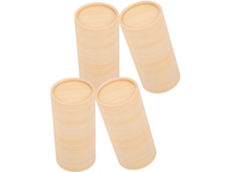 Conjunto De 4 Porta-lenços Cilíndricos Para Carro, Acessórios Internos Recarregáveis Para Viagem