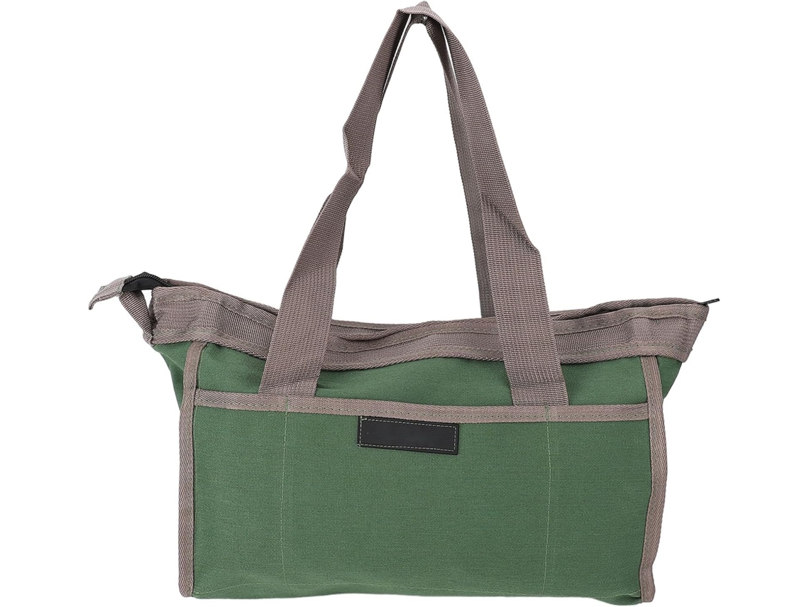 Bolsa para ferramentas de grande capacidade, com abertura longa de 14 vias e zíper, ideal para mecânicos.