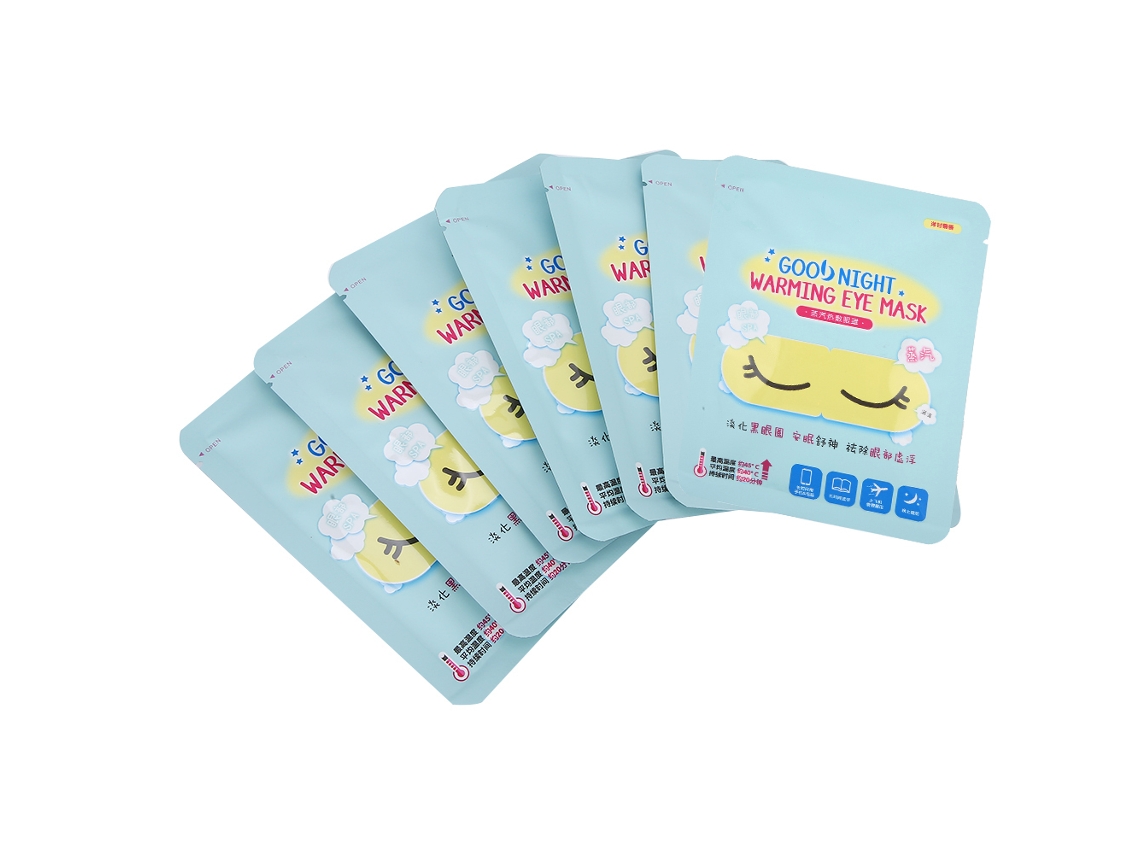 7pcs Máscara Ocular De Compresión Caliente De Vapor Para Alivio De Fatiga