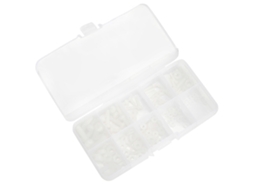 Conjunto De Parafusos De Nylon Laxiscreed Isolados Para Uso Industrial De Alta Resistência