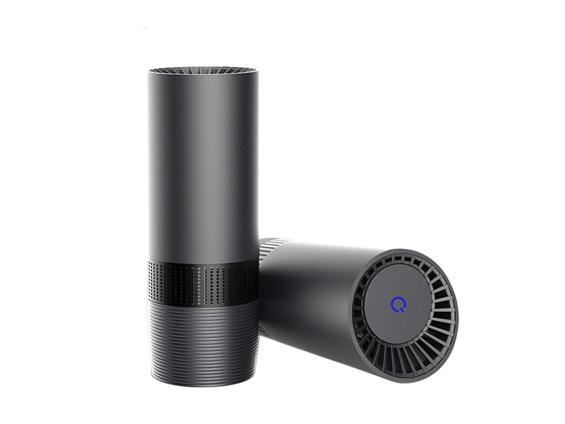 Mini Purificador De Ar Portátil Inteligente Para Carro Usb Hepa Limpador De Íons Negativos De Ar Fresco Remove Odores De Fumaça Pm2.5 (preto