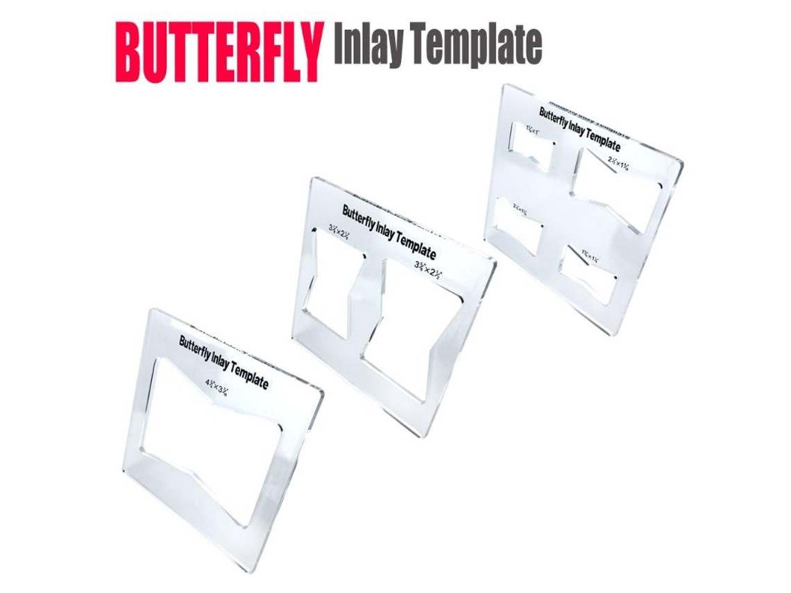 Molde Prático Para Inserção De Borboleta, Portátil E Durável, Conjunto Com 3 Peças