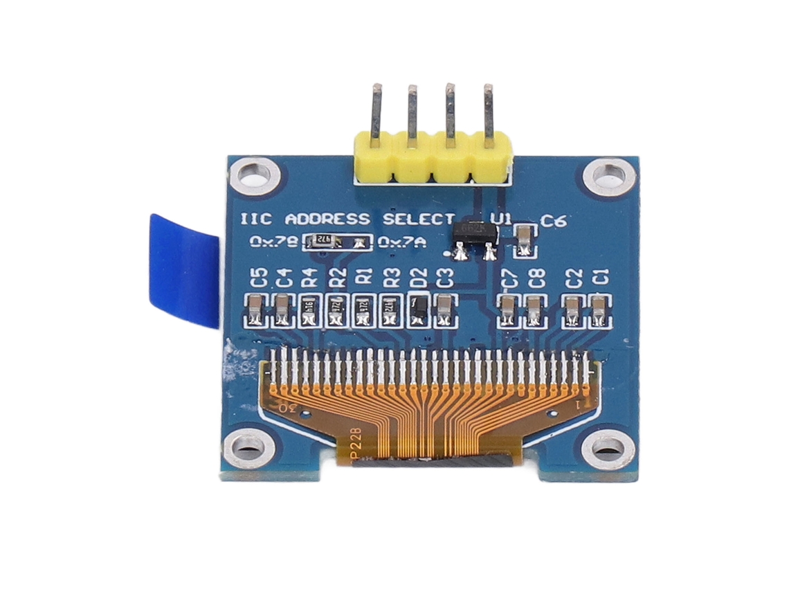 Laxiscreed Kit De Módulo De Ecrã Oled 0,96" Com Suporte I2c E 4 Pinos