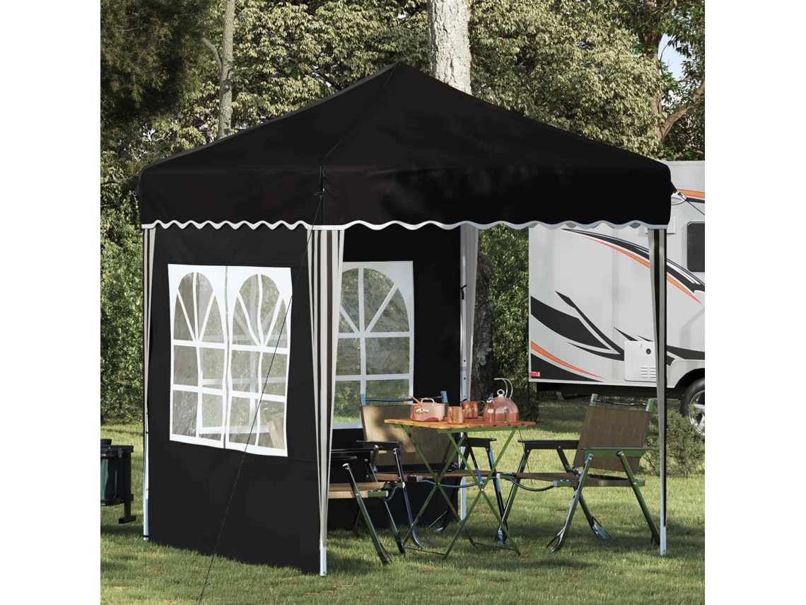 Vidaxl Tenda De Festa Pop-up 195 X 195 X 245 Cm Preto Tecido Oxford