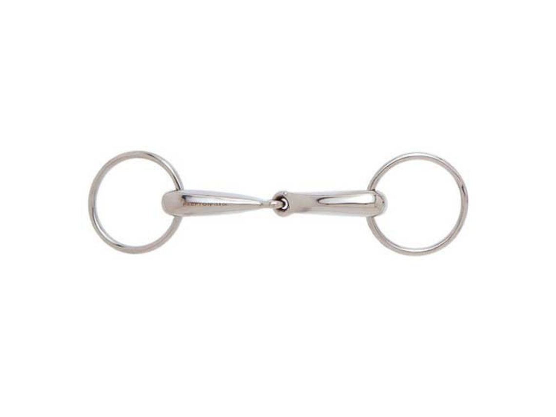 20 Mm Snaffle Grosso Oco de Junta Única Prateado 12.5 Cmsefton