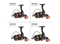 Reel de Pesca Spinning Ligero 12+1bb 5.1:1 com Bobina de Repuesto S/MARCA