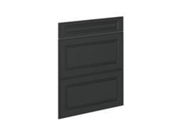 Frente de Cozinha R line VICCO com 59.6x70.4cm para móvel baixo com gavetas, antracite campestre