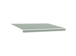 Conjunto 1 Toldo Retrátil Vidaxl Verde Tecido (450 × 350 Cm)