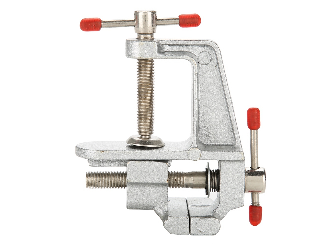 Mini torno de bancada universal (rotação de 360 graus, torno de mesa pequeno)