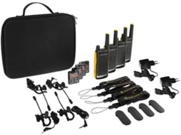 Walkie-Talkie MOTOROLA T82 Extreme Quad (16 Canais - Até 10 Km - Até 18h - Preto)