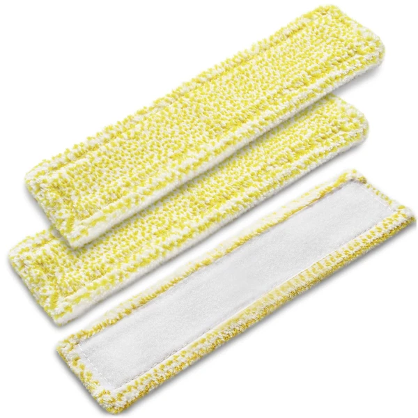 Panos De Microfibra Compatíveis Com Karcher Wv2 Wv5, 3 Unidades, Lavável, Para Janelas, Vidros E Espelhos, Amarelo