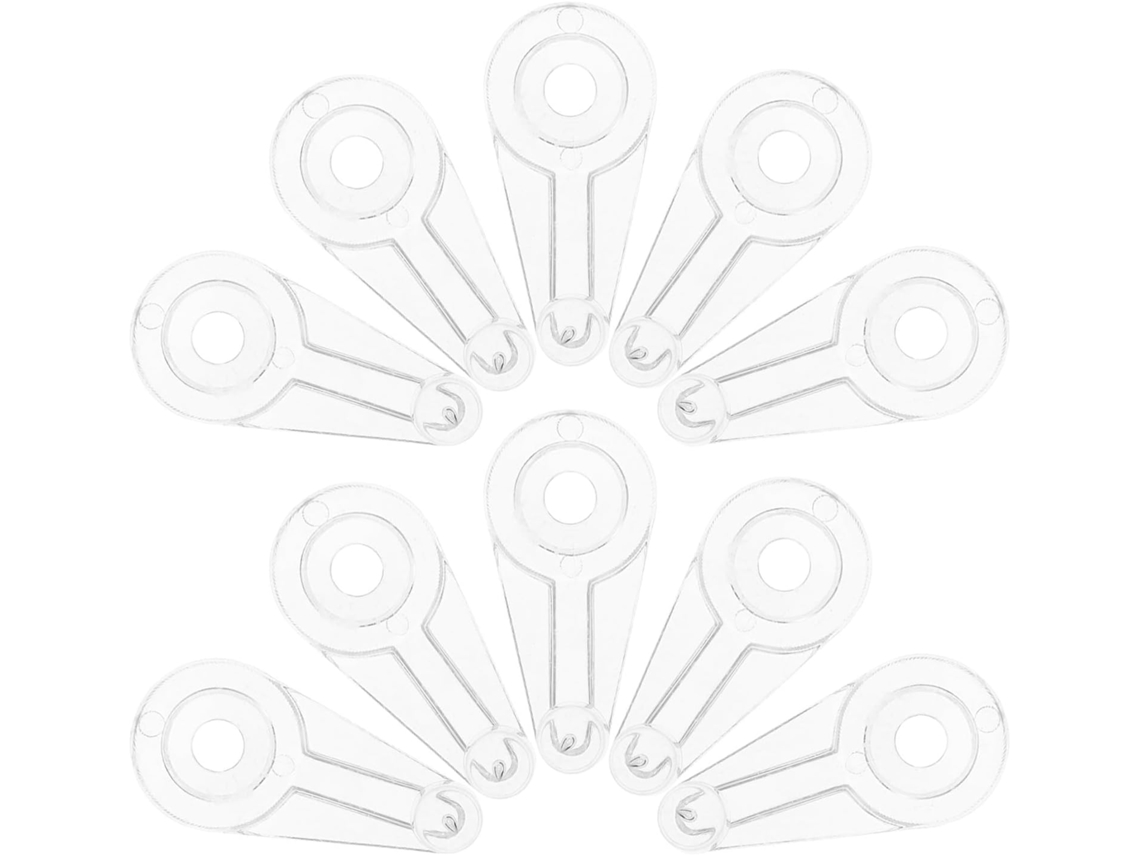 50 Presilhas De Fixação Para Portas Armários Vidro, Parafusos 4x16mm