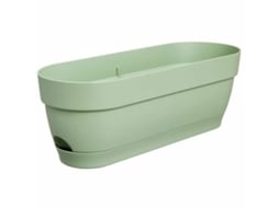 Floreira Elho 50 Cm Retangular Verde Plástico