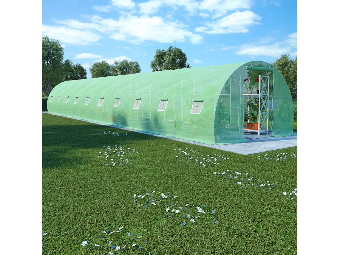 Vidaxl Estufa 45 M² 15x3x2 M