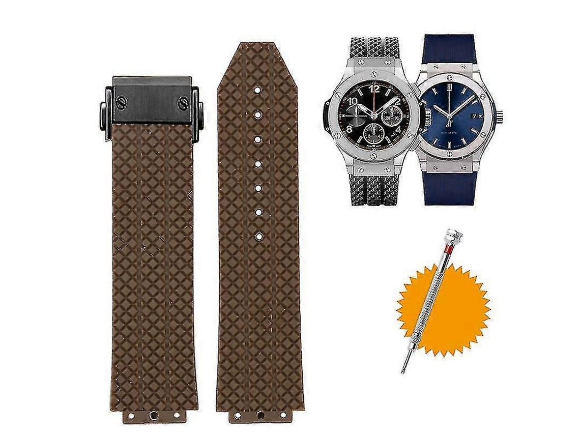 Pulseira De Relógio Hublot Big Bang Silicone À Prova Dágua 2519 Mm Acessórios De Corrente Para Pulseira De Relógio Masculino Olysi Shop
