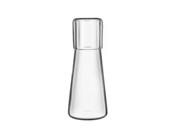 Jarra De Vidro Borossilicato De 850ml Com Tampa À Prova De Poeira Para Bebidas Quentes E Frias.