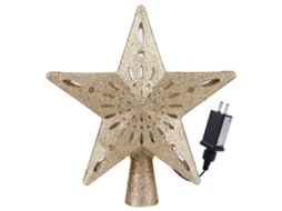 Luz Projetora Led Natal Estrela Rotativa RGB Decor Us Plug 120V