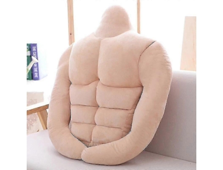 Almofadas macias para o corpo, almofadas de braço musculadas fofas para namorado, formato grande, almofada confortável, almofada de braço quente, presente de aniversário para namorada