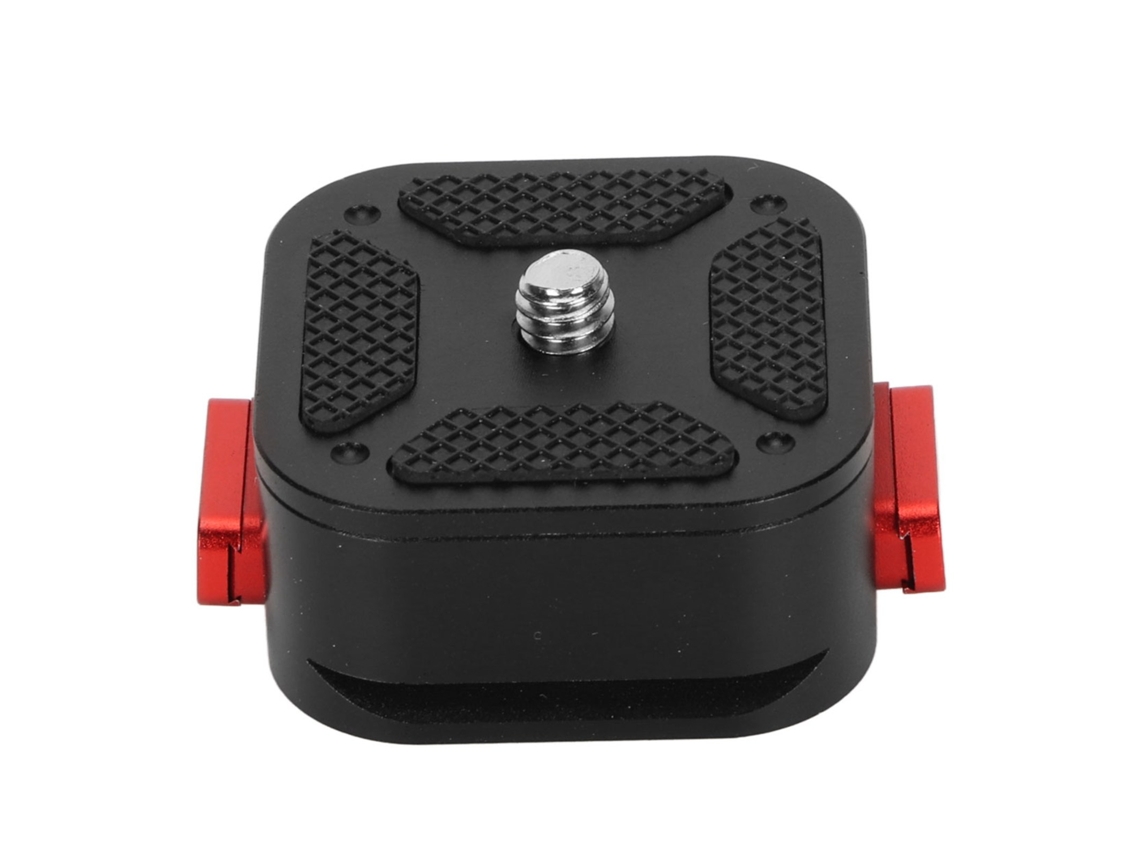 Placa de Liberação Rápida Mini com Parafuso 1/4 para Monitores, Câmera, Microfones