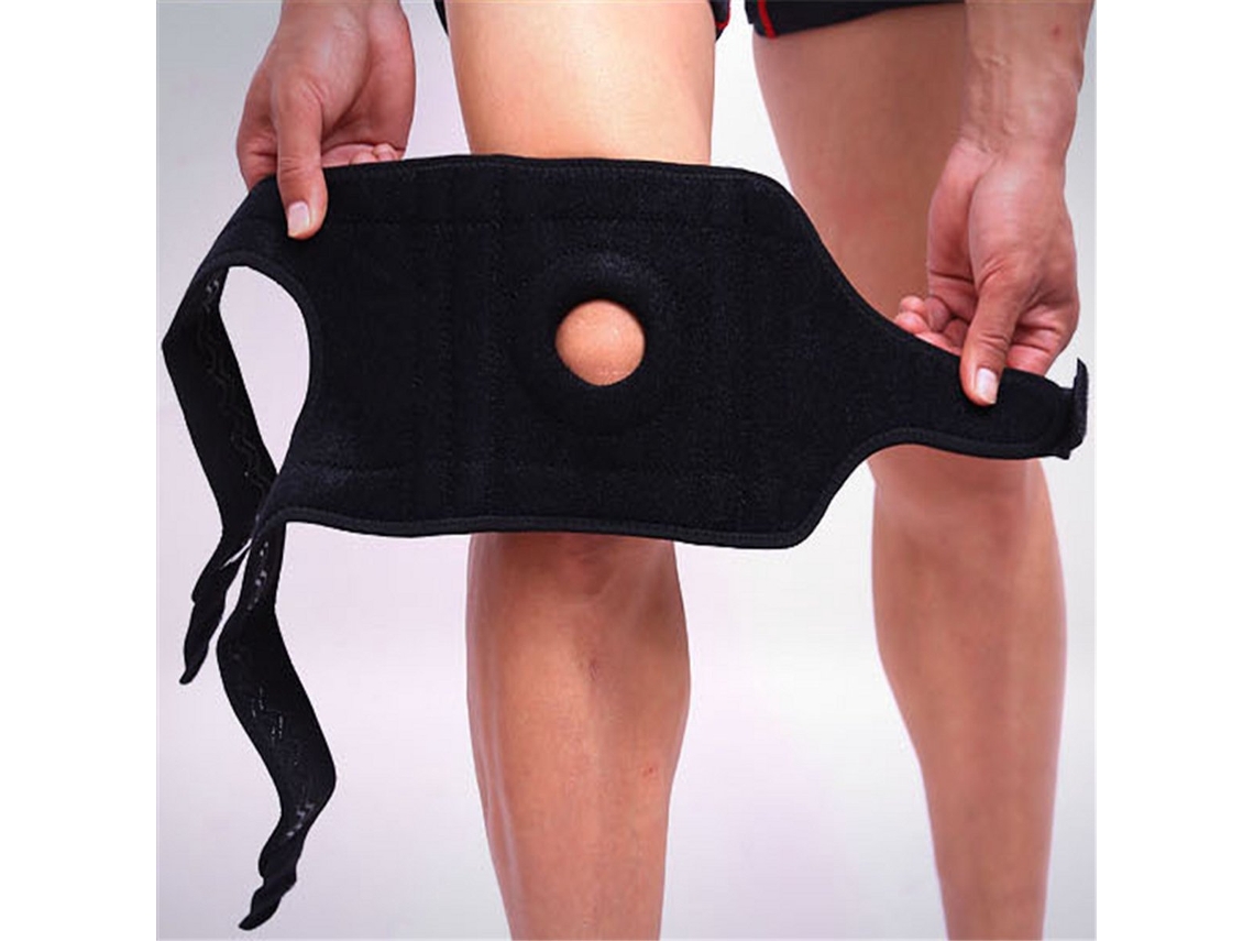Joelheira Suporte Ajustável Neoprene Adulto Preta