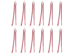 Fios De Cabelo Coloridos Com Brilho Strands Dreadlocks Extensão De Cabelo Tinsel Vermelho