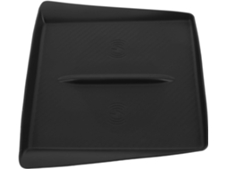 Cabo De Carregamento, Console Interno E Suporte Para Celular Com Tapete De Silicone Antiderrapante.